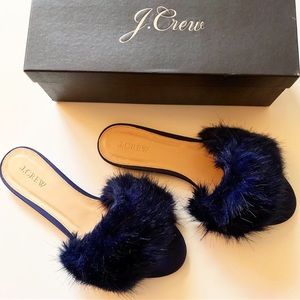 J. Crew Shoes - J.CREW Furry Slides J. Crew Shoes - J.CREW Furry Slides